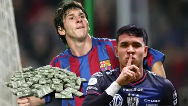 Lionel Messi y Kendry Páez / Foto: El Comercio