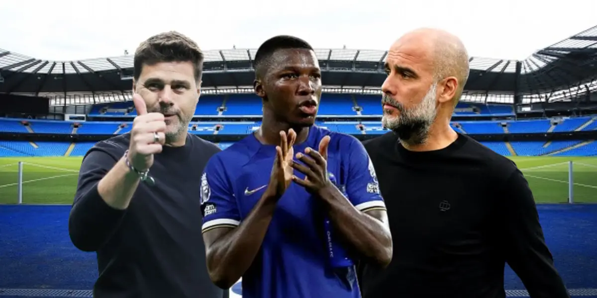 Dejó impactado a Pep Guardiola y lo que dijo de Moisés Caicedo el DT Pochettino