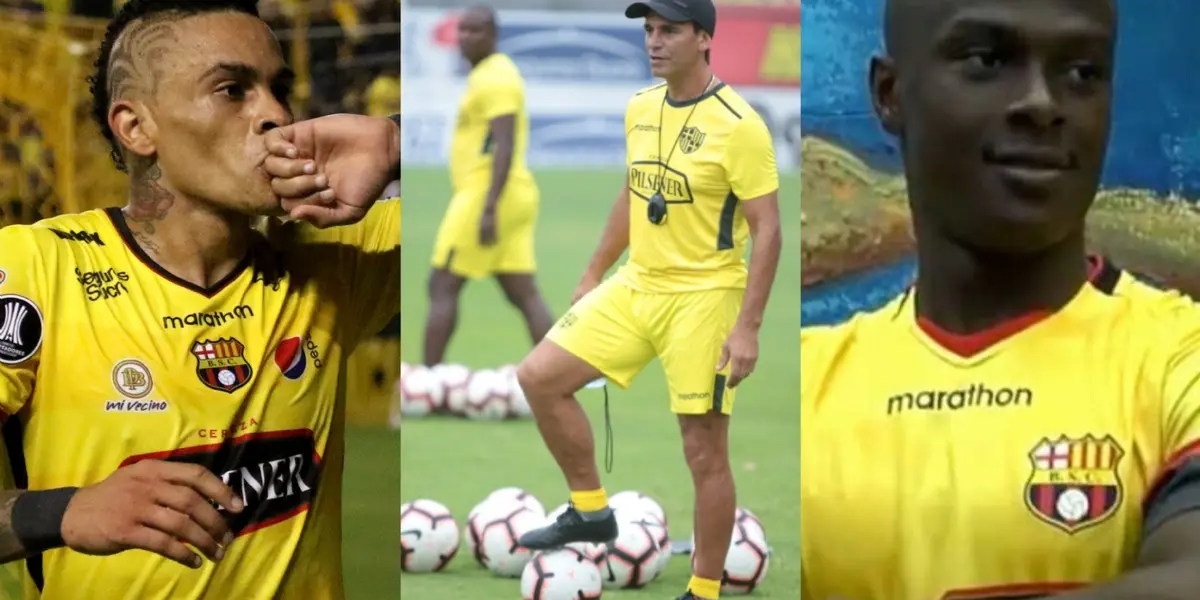 Los delantero de Barcelona SC no pasan un buen momento