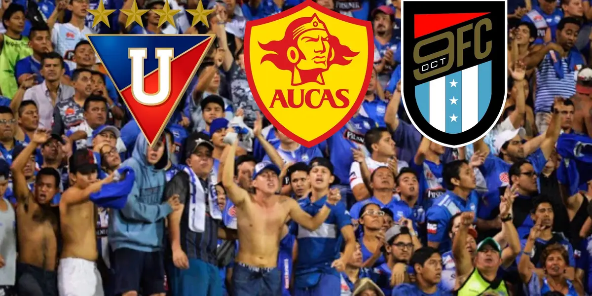 Los hinchas de Emelec ya ven perdida la etapa y que su equipo no llegará a la final, por lo que se han apegado a otro equipo y le hacen barras