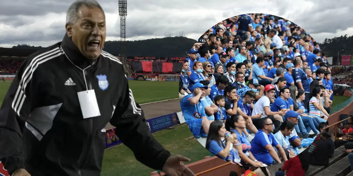 Apenas debutó y el jugador de Emelec que no aporta nada, se enojaron los hinchas