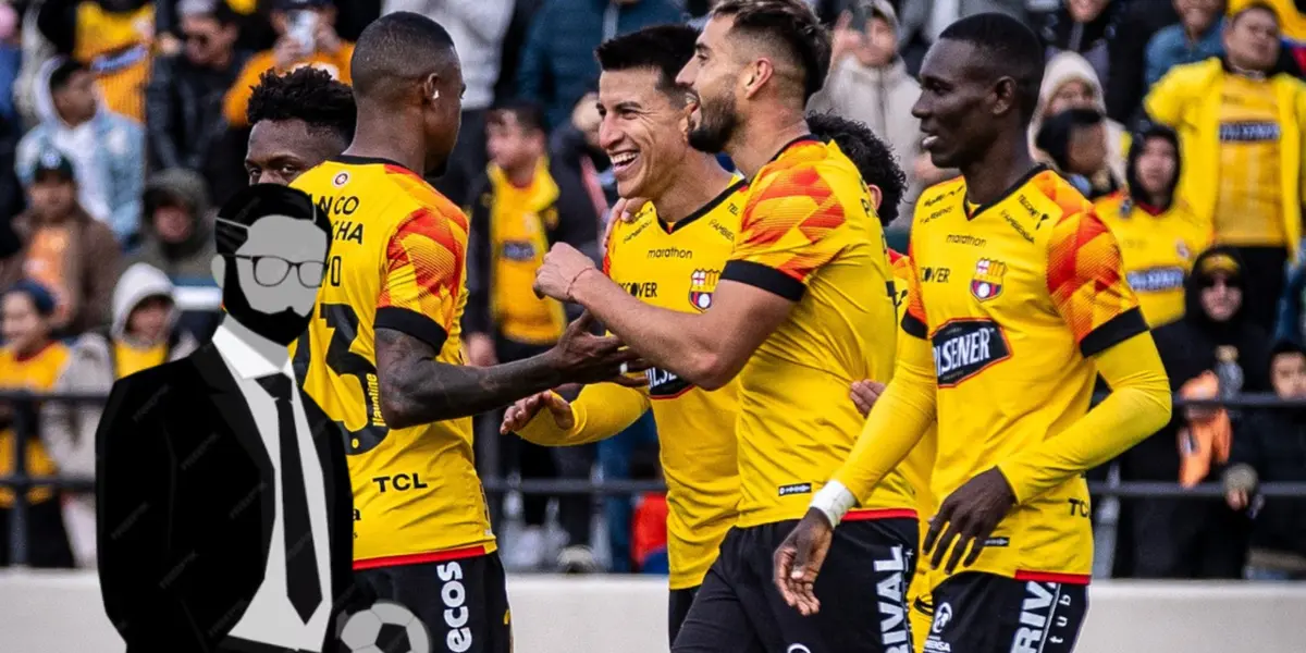 Los jugadores de Barcelona SC festejando en la Liga Pro. FOTO: Primicias. 