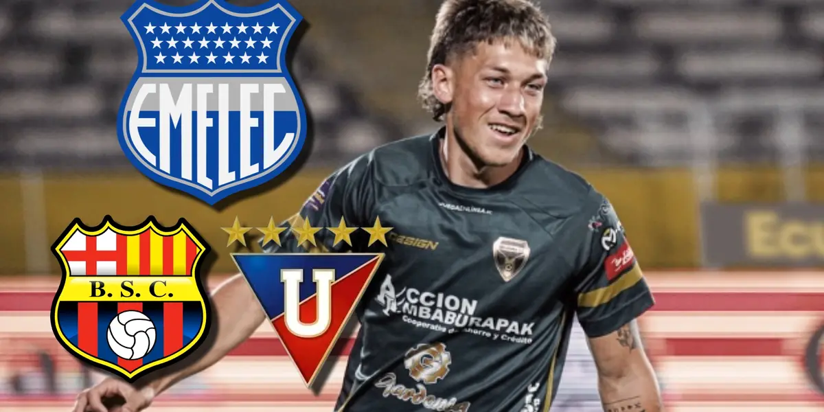 Le anotó a Barcelona SC y Liga de Quito, sueña con jugar en Emelec y mira la pequeña cifra que vale Luca Klimowicz