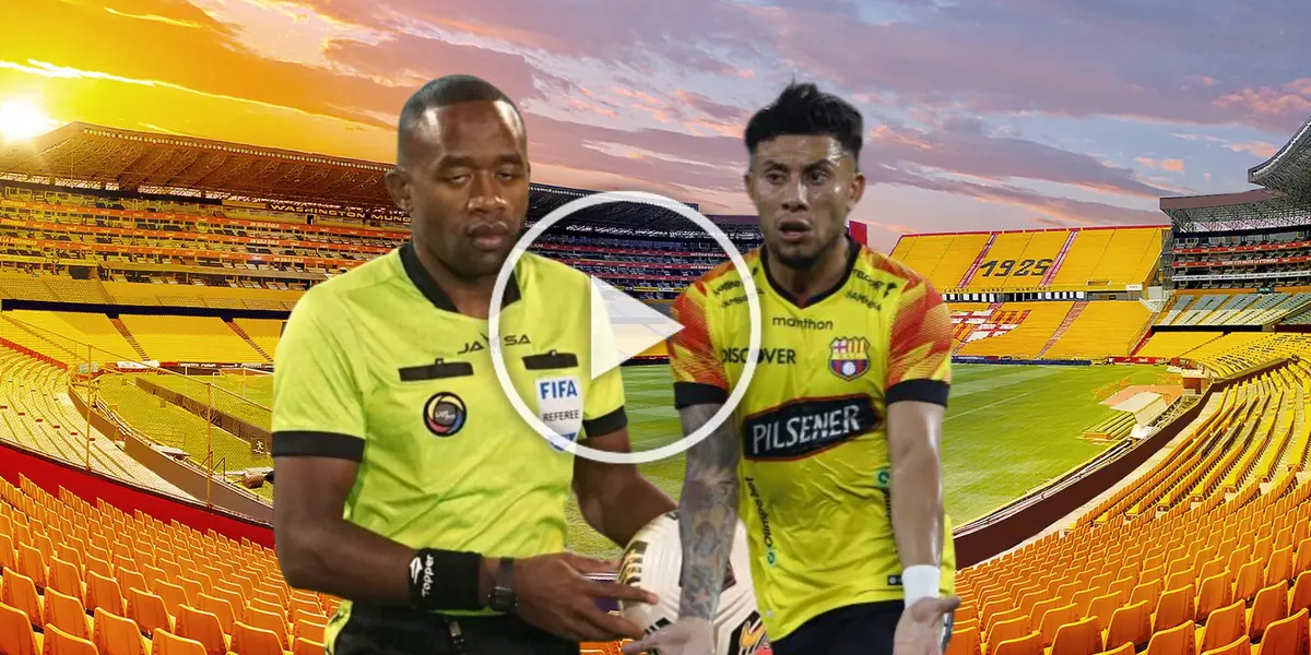 (VIDEO) ¿Perjudicaron a Barcelona SC? la dura infracción contra Joao Rojas que era para expulsión