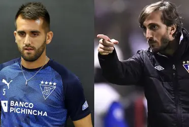 Luis Zubeldía tiene su veredicto sobre Lucas Villarruel en Liga de Quito, luego que lo analizó en este tiempo en entrenamientos