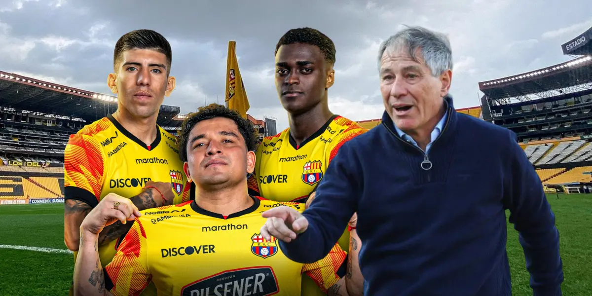 Los dejó fuera, los 3 jugadores de Barcelona SC que Ariel Holan decidió que no sean parte del equipo