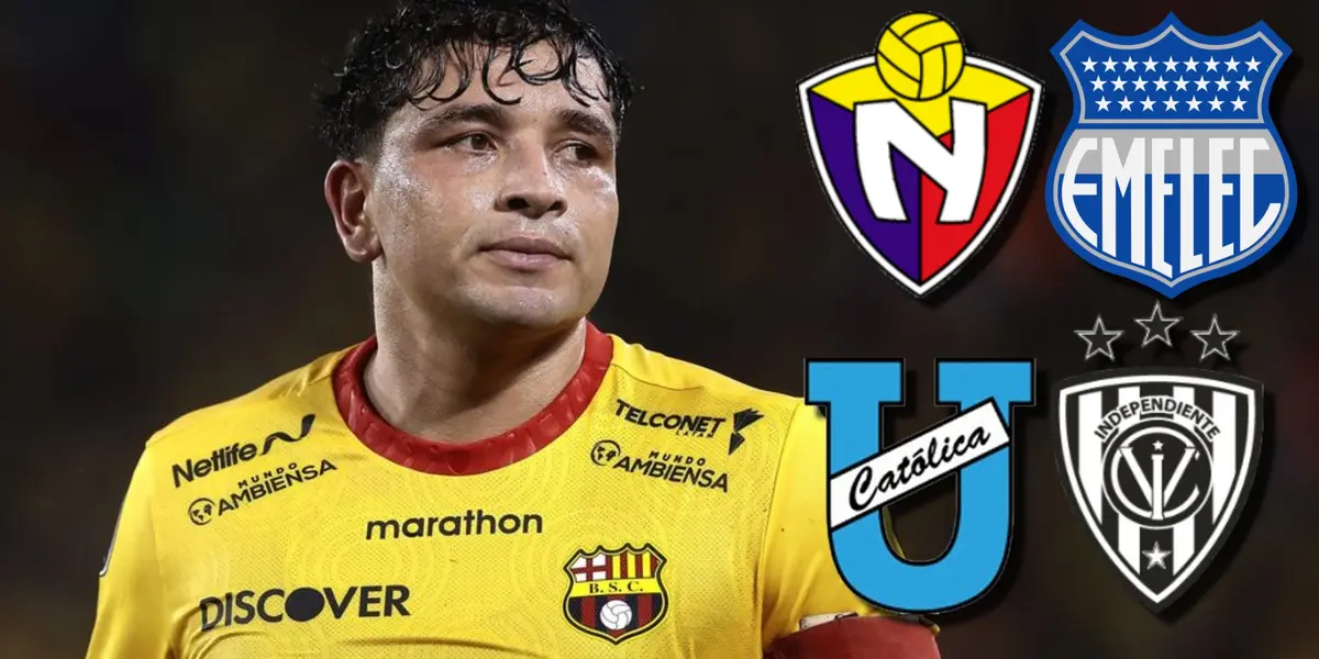 A Liga de Quito le servía Mario Pineida, pero tras dejar Barcelona SC está cerca de llegar a este inesperado club