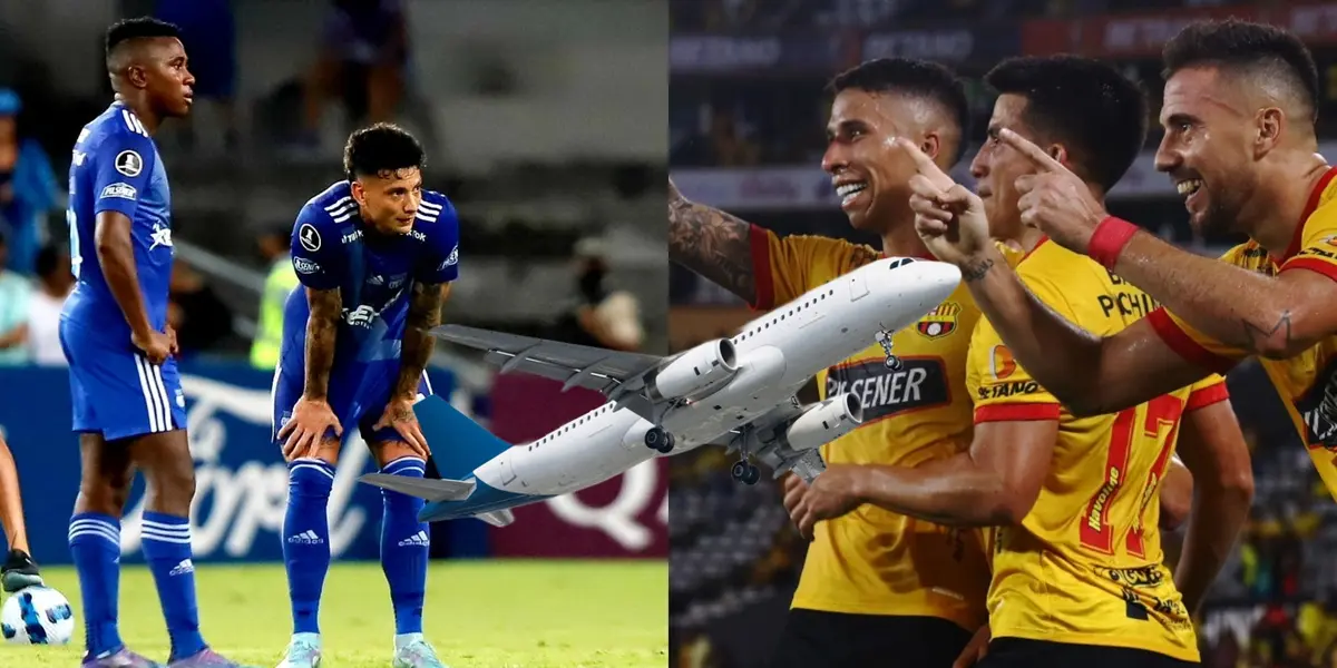 Mientras Barcelona SC viajó con todas las comodidades, por esto tuvieron que pasar los Emelec