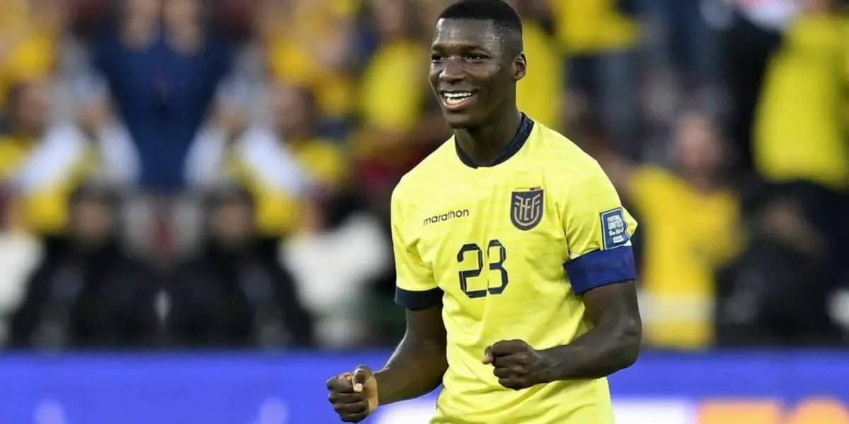 Moisés Caicedo en la Selección de Ecuador (Fuente: El Comercio)