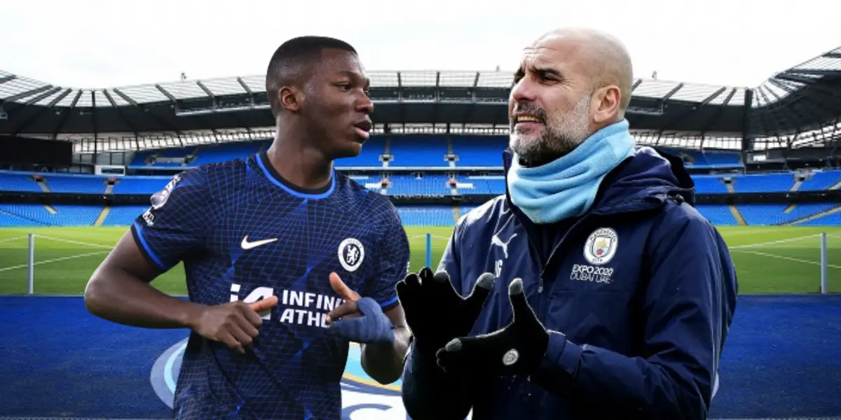 Pep Guardiola elogió a Moisés Caicedo y ahora se volverán a encontrar