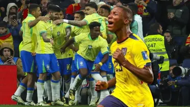 Moisés Caicedo y Selección de Brasil / Foto: EFE