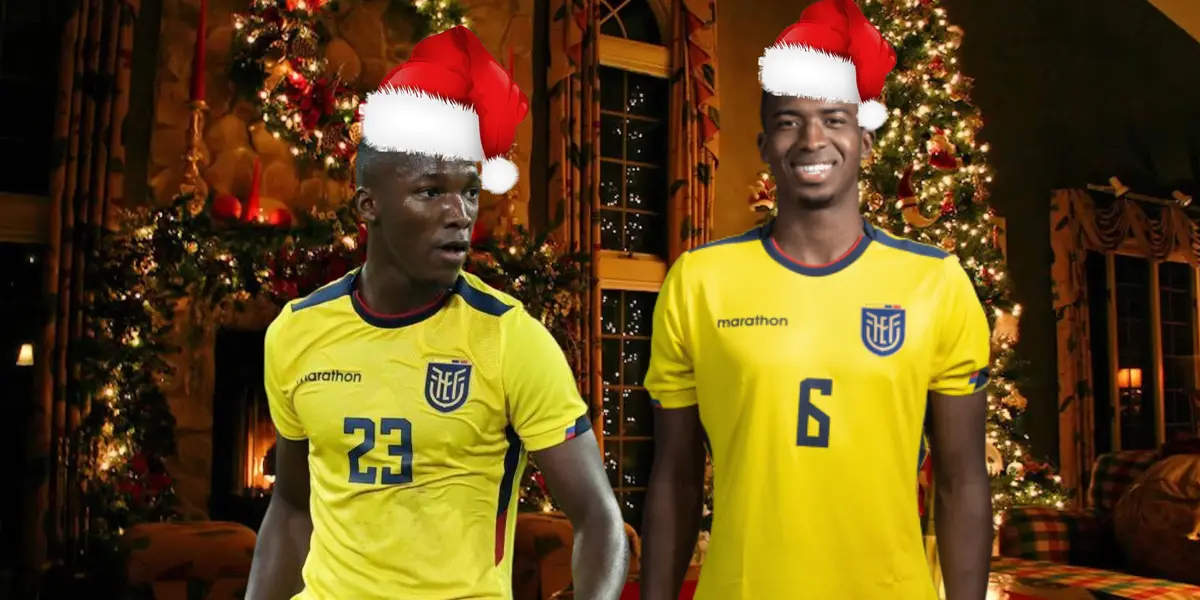 Moisés Caicedo y William Pacho dejaron su mensaje navideño