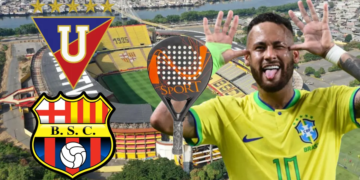 Jugó en Liga de Quito y Barcelona SC, le presentó su familia a Neymar y ahora practica pádel