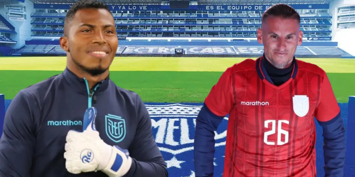 Pedro Ortiz y Sebastián Beccacece (Foto tomada de: Emelec/La Tri)