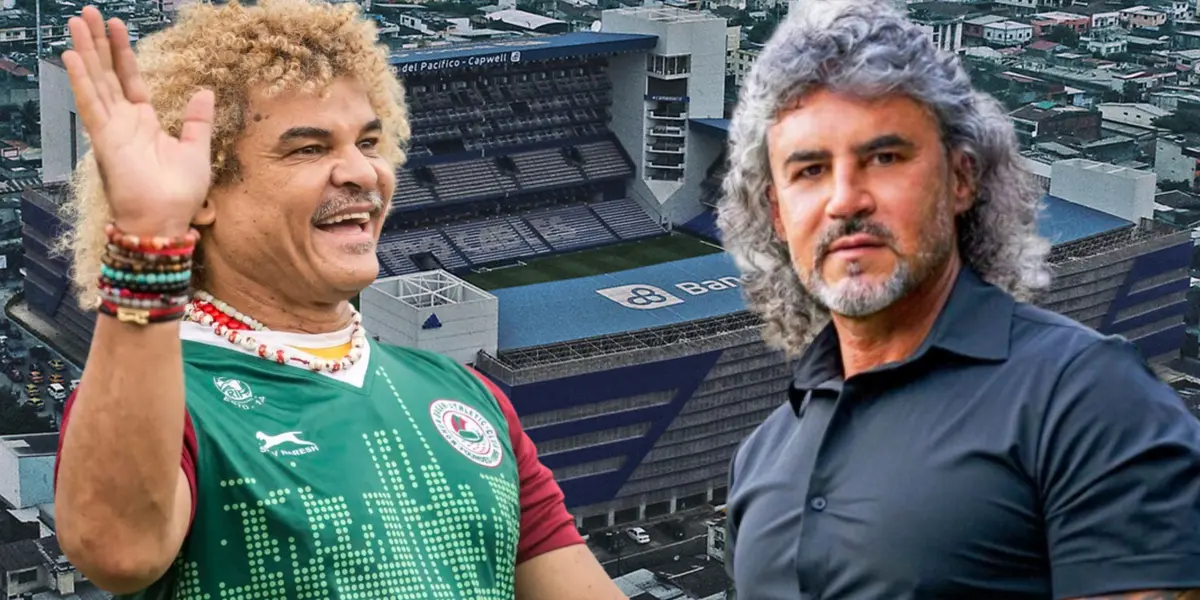 Pibe Valderrama y Leonel Álvarez (Foto tomada de: Wikipedia/Leonel Álvarez/EFE)