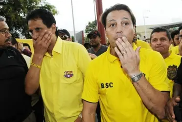 Por el caso de Sebastián Pérez, Alfaro Moreno se manifestó y le lanzó una indirecta al ex presidente de BSC que los hinchas lo tomaron como un sobrenombre