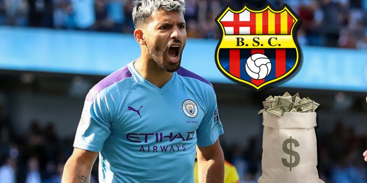 Revelan que Sergio Agüero será el invitado a la Noche Amarilla de Barcelona SC pero mira lo que deben pagar en el plantel