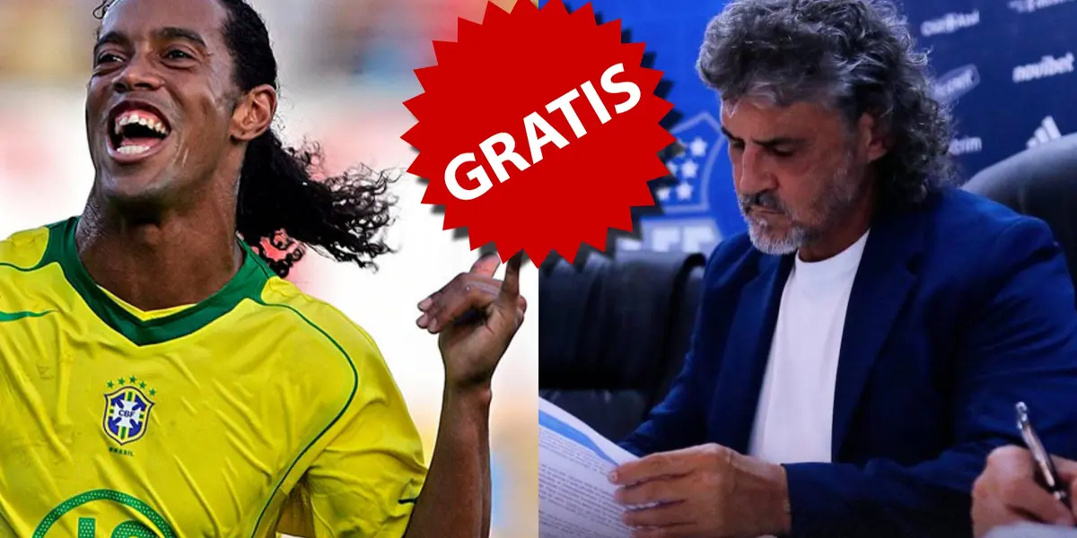 Ya le ganó un partido a Ronaldinho y se ofreció a Emelec gratis, si Leonel Álvarez se va