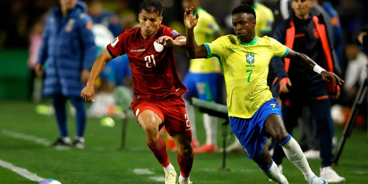 Este jugador de la Selección Ecuatoriana intercambió la camiseta con Vinicius Junior