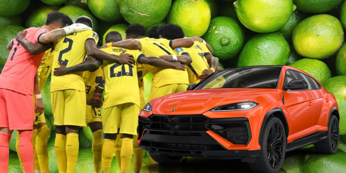 El futbolista ecuatoriano que vendía limones para poder jugar y ahora tiene un Lamborghini de $400 mil