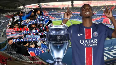 Willian Pacho e hinchas del PSG (Foto tomada de: Wikipedia/PSG/Caracol)