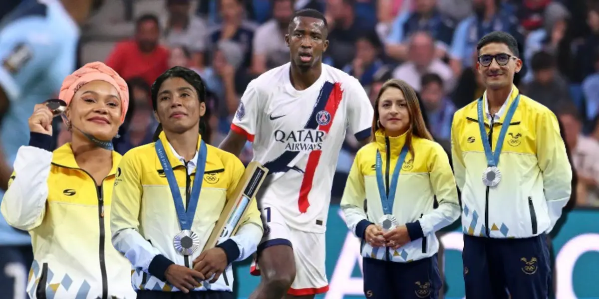 (VIDEO) El medallista olímpico que felicitó a Willian Pacho por su debut en el PSG