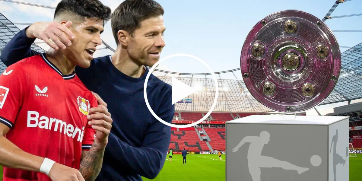 (VIDEO) Tras hacer historia en la Bundesliga, el momento que vivió Piero Hincapié con Xabi Alonso